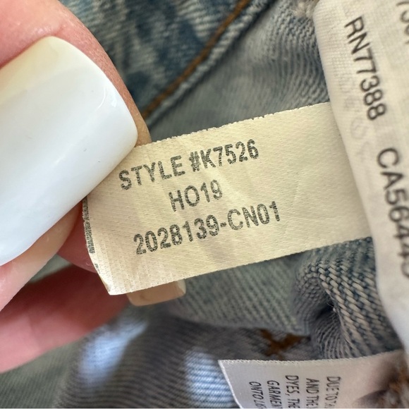 Madewell Size 26 The Curvy Perfect Vintage Jeans Light Wash High Waisted Jeans - Picture 9 of 9